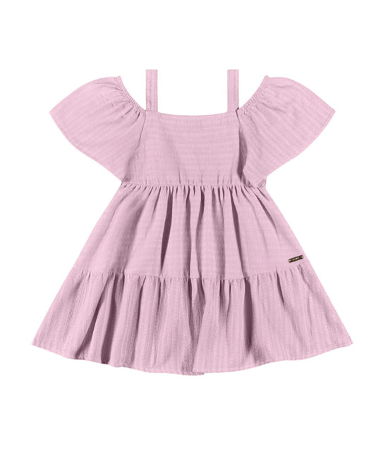 Vestido rosado quimbykids niña 34163