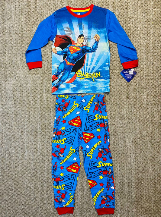 Set 2 piezas pijama superman niño