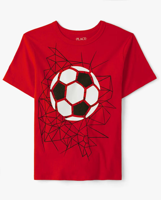 Camisa roja futbol Childrens Place niño