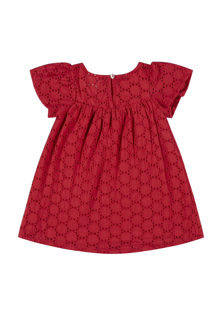 Vestido rojo quimbybaby bebe niña 34150