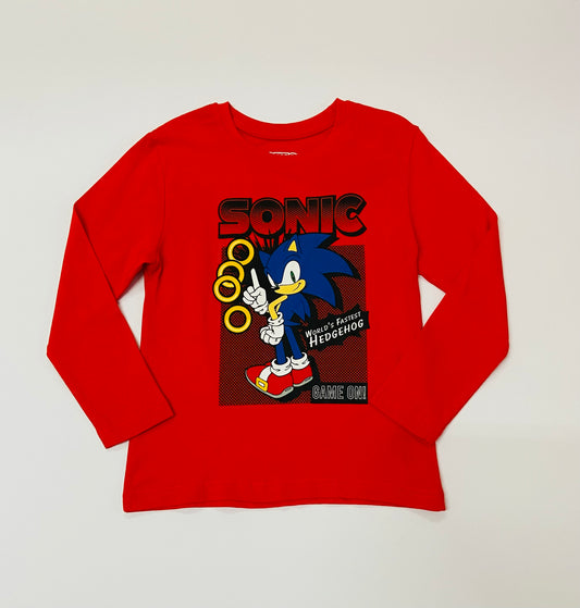 Camisa roja primark sonic niño