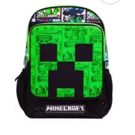 Mochila Minecraft verde