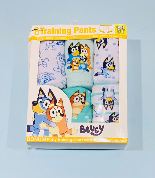 Ropa interior 6 Training Pants Bluey niño