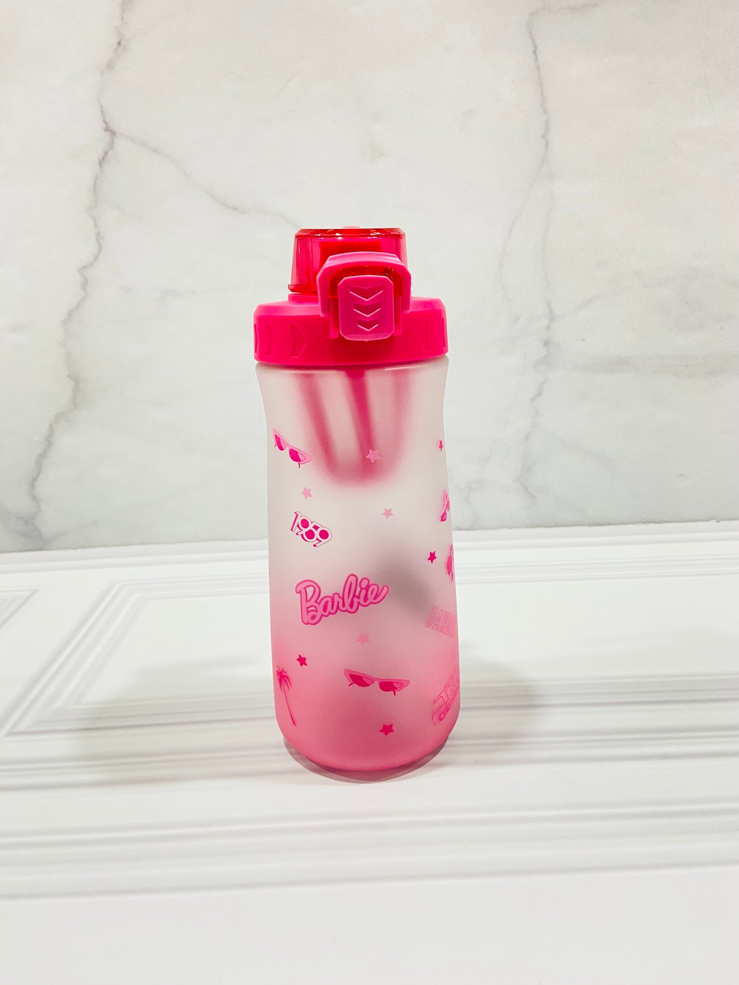 Termo plástico barbie 1100ml