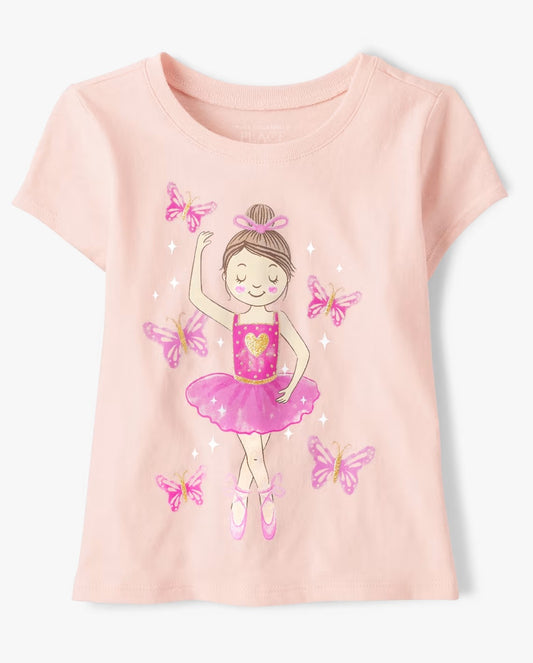 Camisa rosada ballet bailarina Childrens Place niña