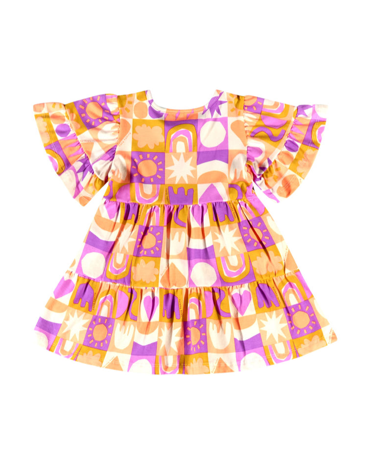 Vestido colores revuelos  quimbybaby bebe niña 34139