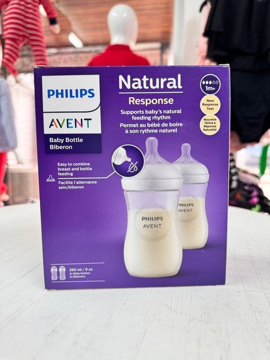 Biberón anti-colic Avent 1 m+  piezas 2 set 260 ml