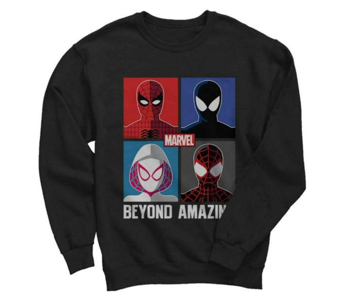 Set 2 piezas buso y sudadera niño spiderman marvel