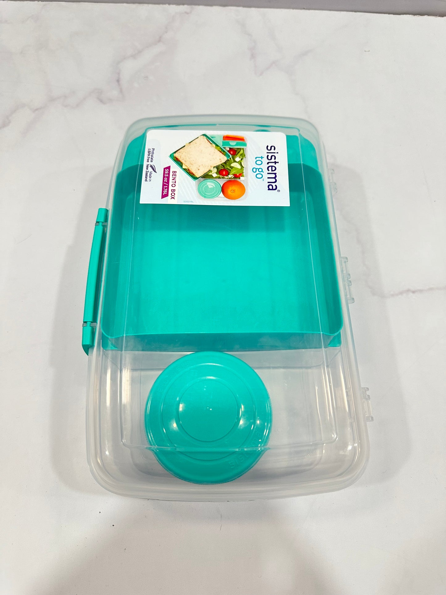 Contenedor para comida y lonchera sistema to go 59.5 oz bento