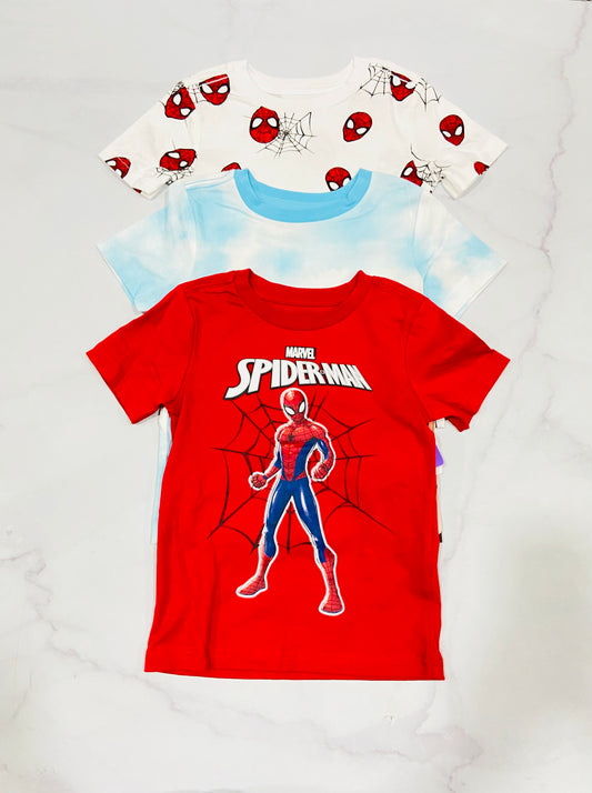 Set 3 Camisas Spiderman niño