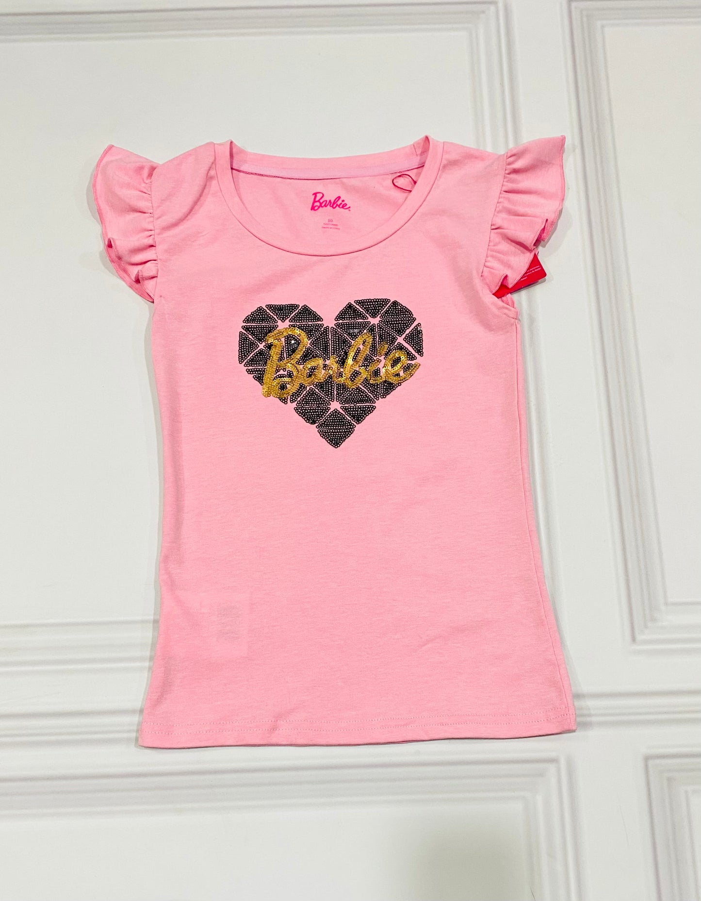 Camisa rosada barbie niña