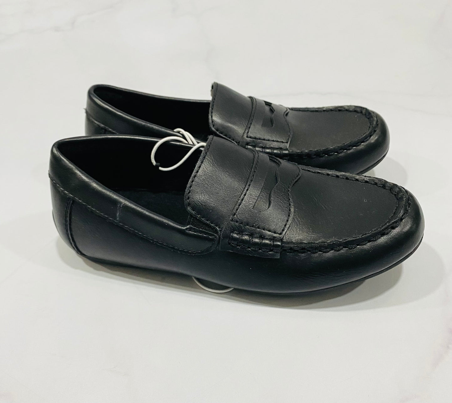 Zapato Mocasines negros niño rack