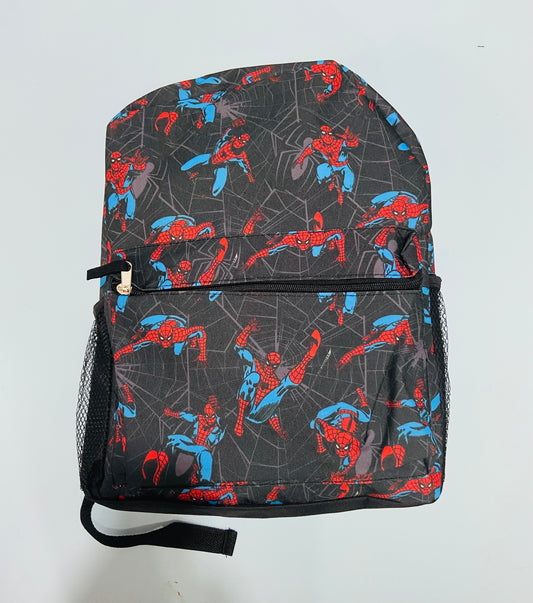 Mochila Negra Spiderman niño