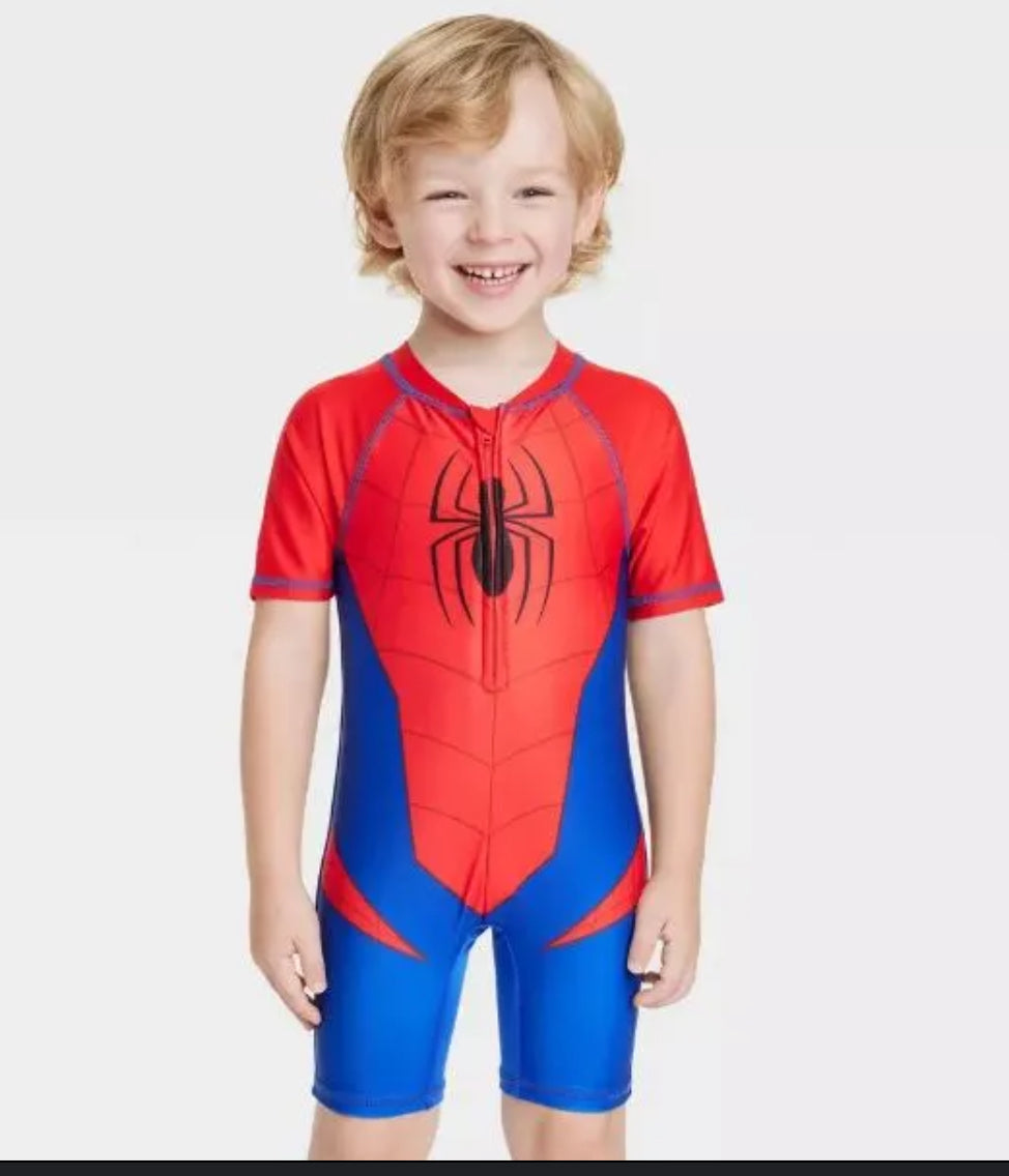 Traje baño niño una pieza Spiderman