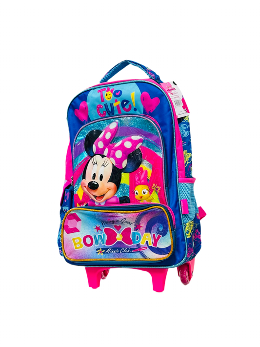 Mochila rosada Minnie ruedas 8338024001317