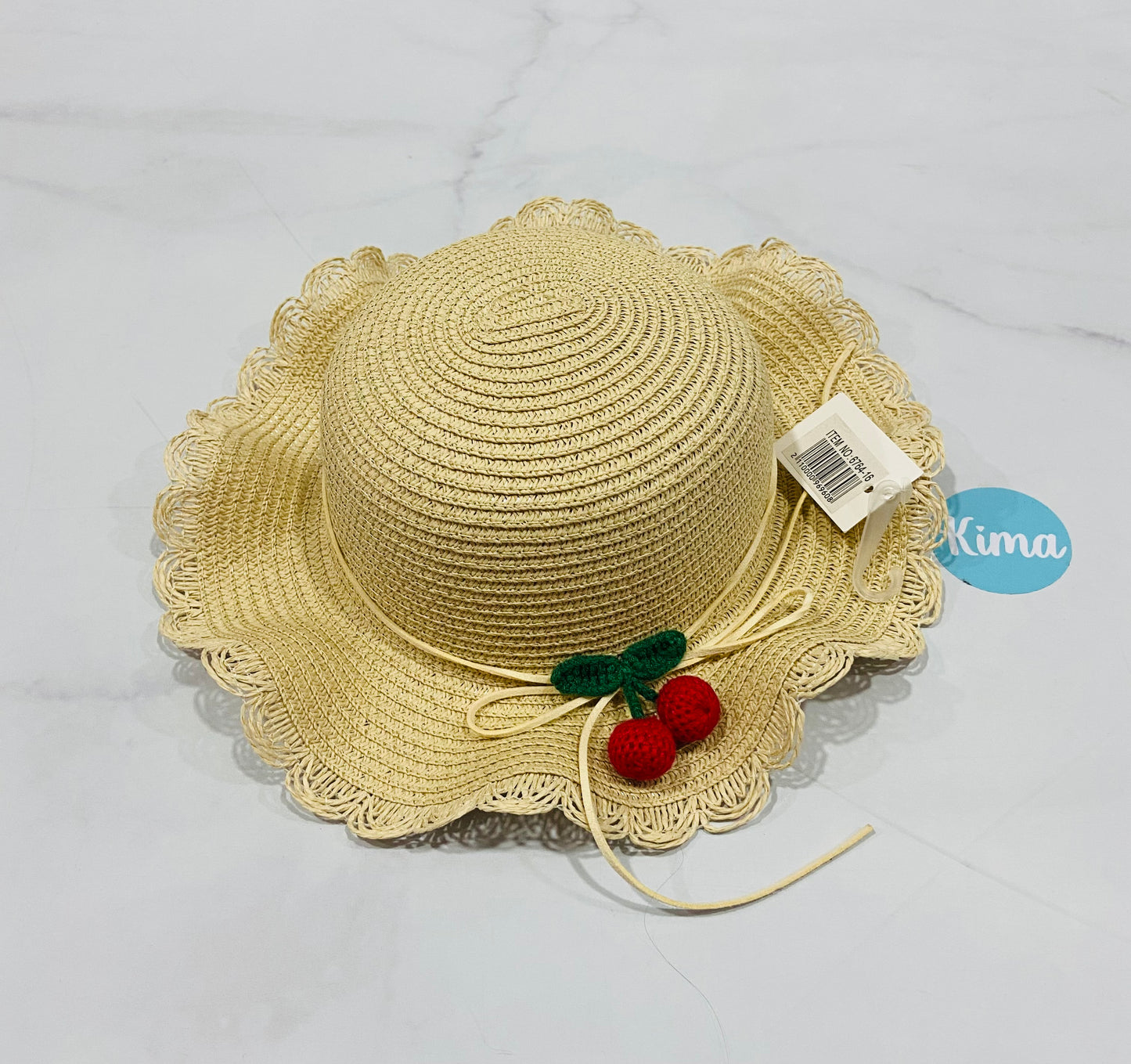 Sombrero cereza niña