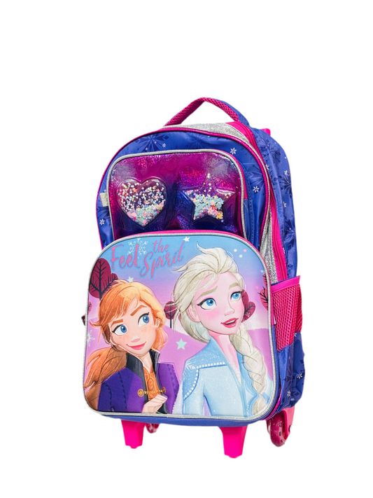 Mochila morada Frozen ruedas 8338024001327