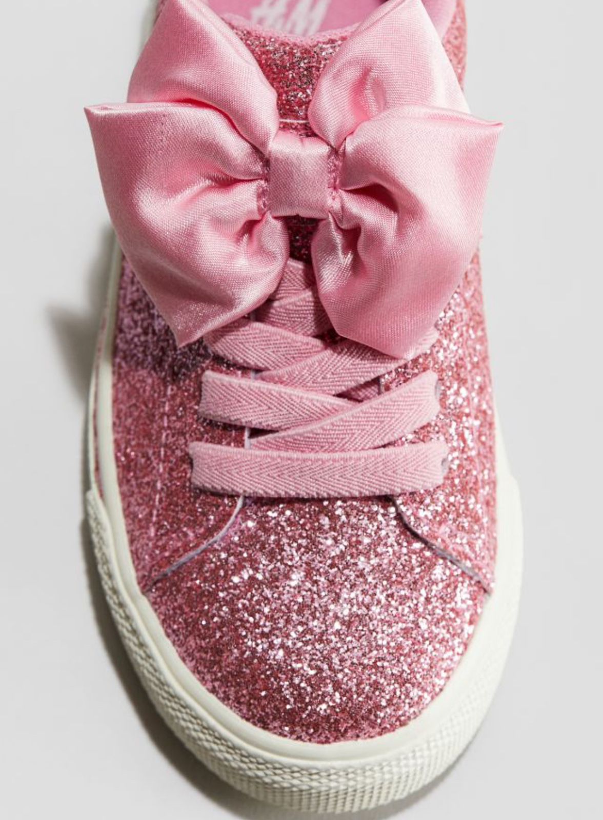 Tenis rosados glitter H&M niña