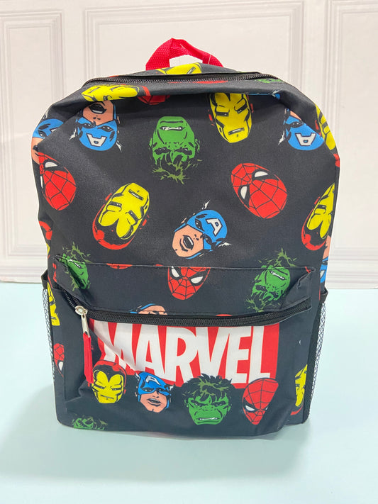 Mochila negra Marvel niño