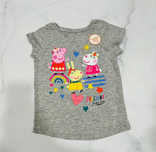 Camisa gris Peppa Pig niña