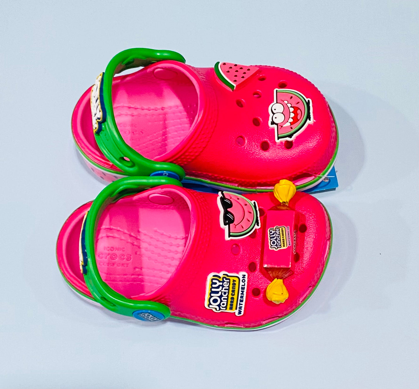 Crocs Jolly ranchers niña sandia