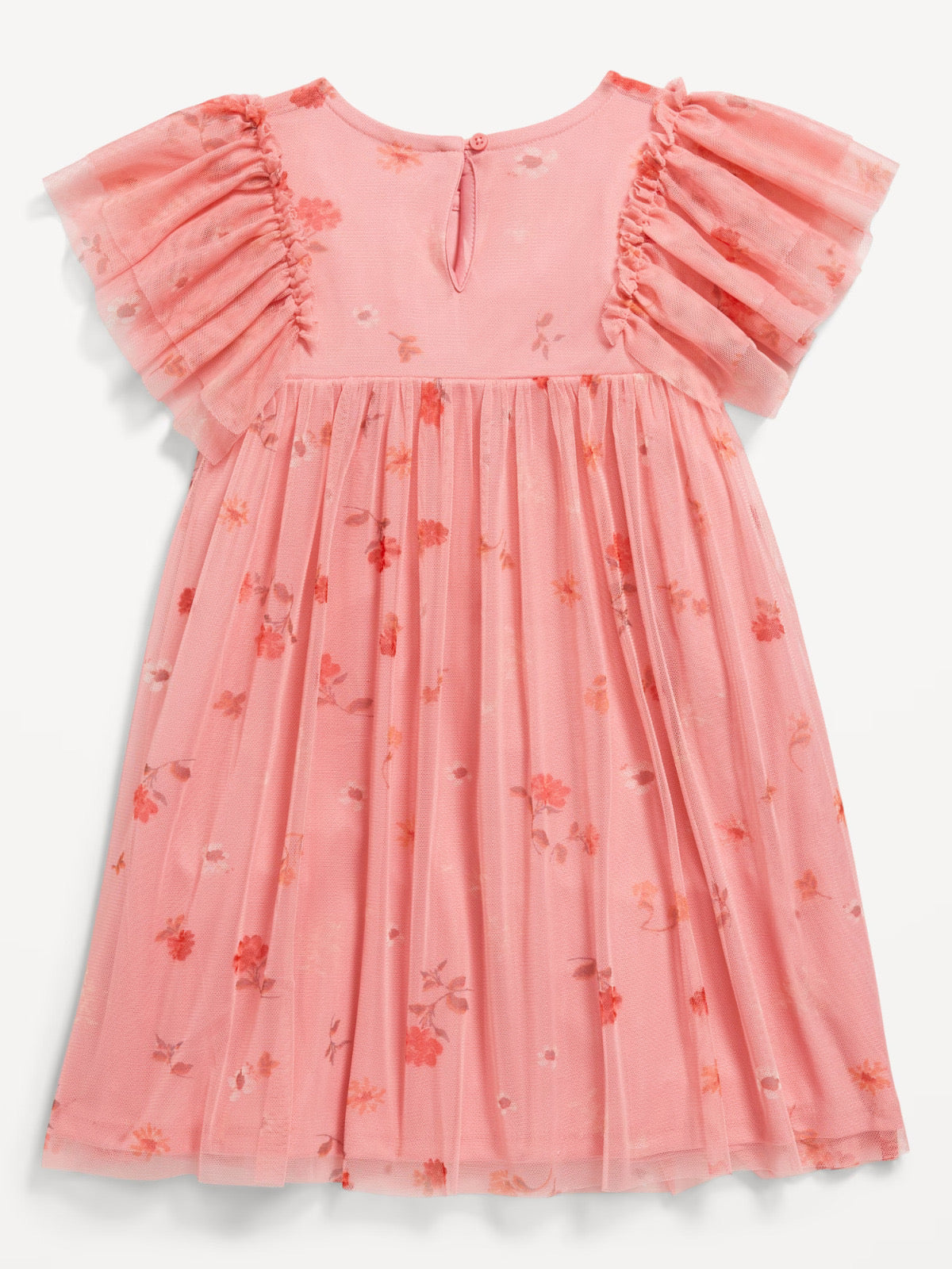 Vestido rosado flores old navy niña 88998640