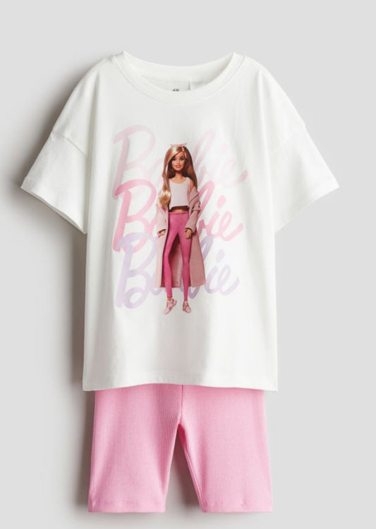 Set 2 piezas niña H&M barbie