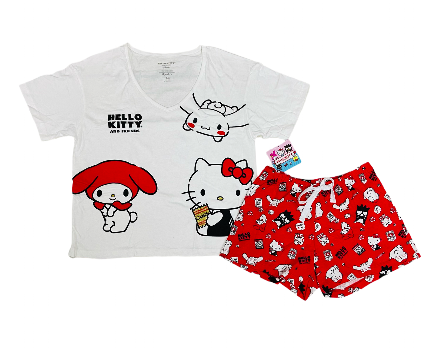 Pijama set 2 piezas juvenil hello kitty St. Jack's 4080110601