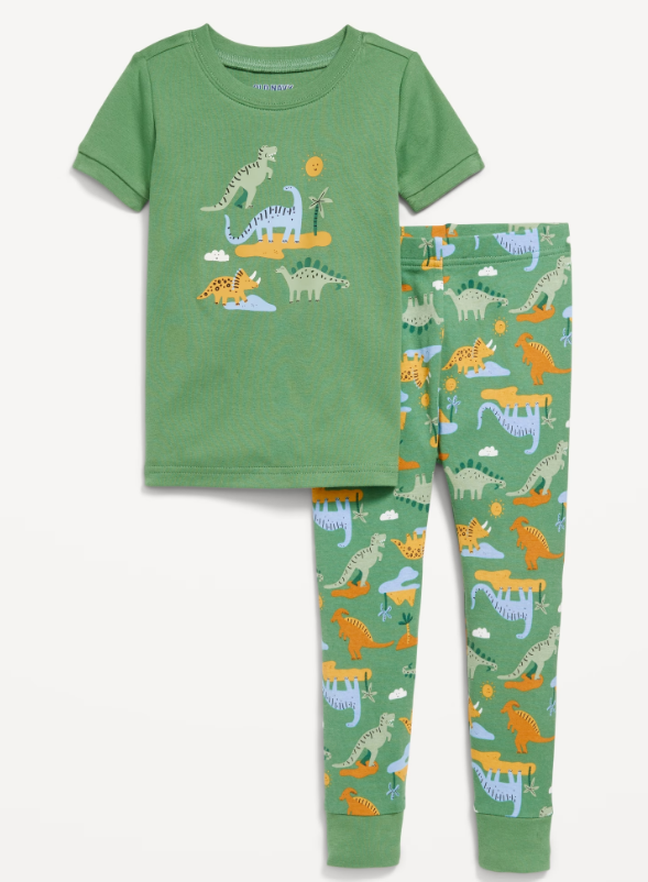 Pijama Set 2 piezas old navy dinosaurios niño