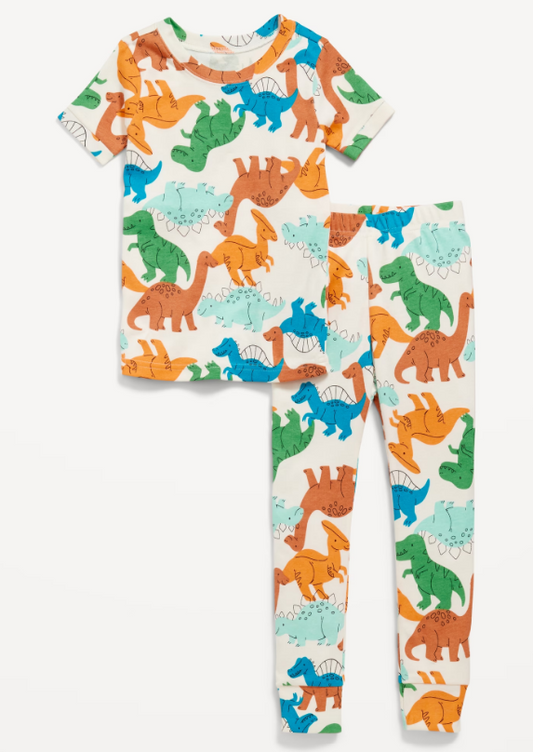 Pijama Set 2 piezas old navy dinosaurios niño