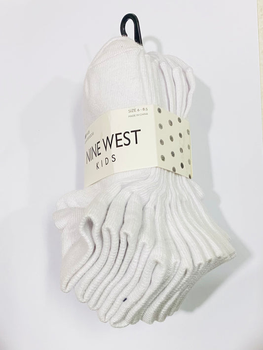 Set 9 pares Calcetines blancos Nine West niño niña