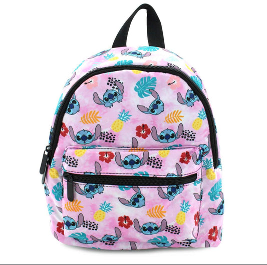 Mochila stitch rosada niña