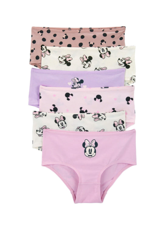 Ropa interior 6 pack Carter's minnie niña