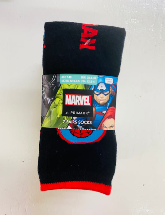 Set 7 pares calcetines Marvel  niño