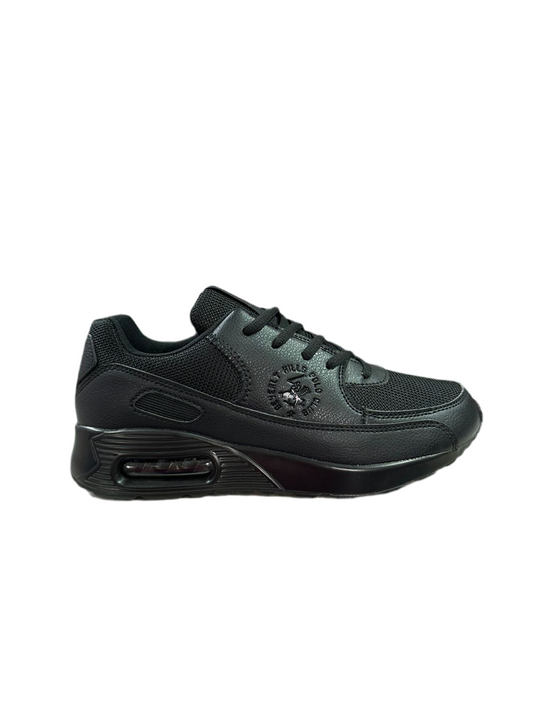 Tennis negros FISSION-BLI-BTS4-A  unisex Polo Club c/Cordones