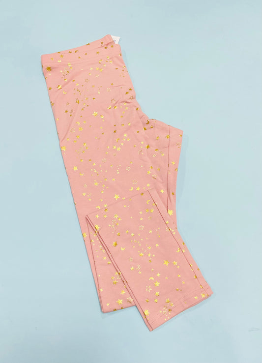 Leggings rosadas Old Navy niña rosa gold