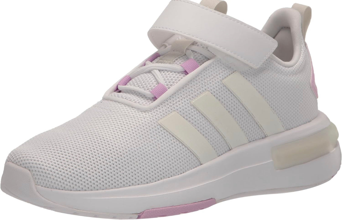 Tenis blanco rosado Adidas niña