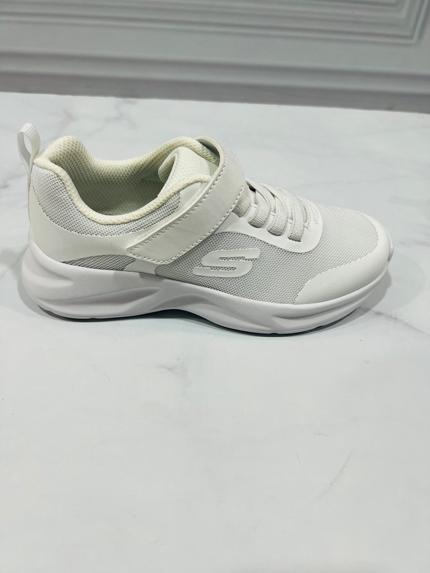 Tenis blancos Skechers Unisex niña niño