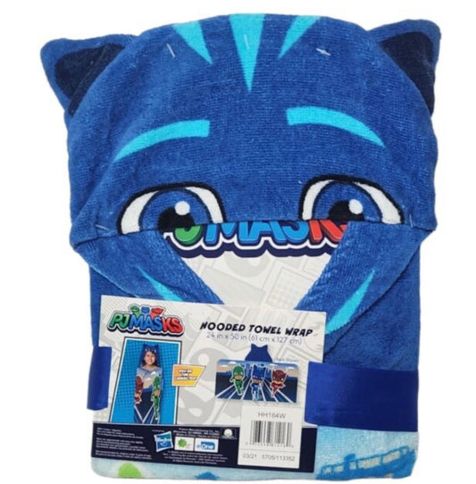 Toalla de baño Azul  PJMASKS 24in x50in (61cmx 127 cm )