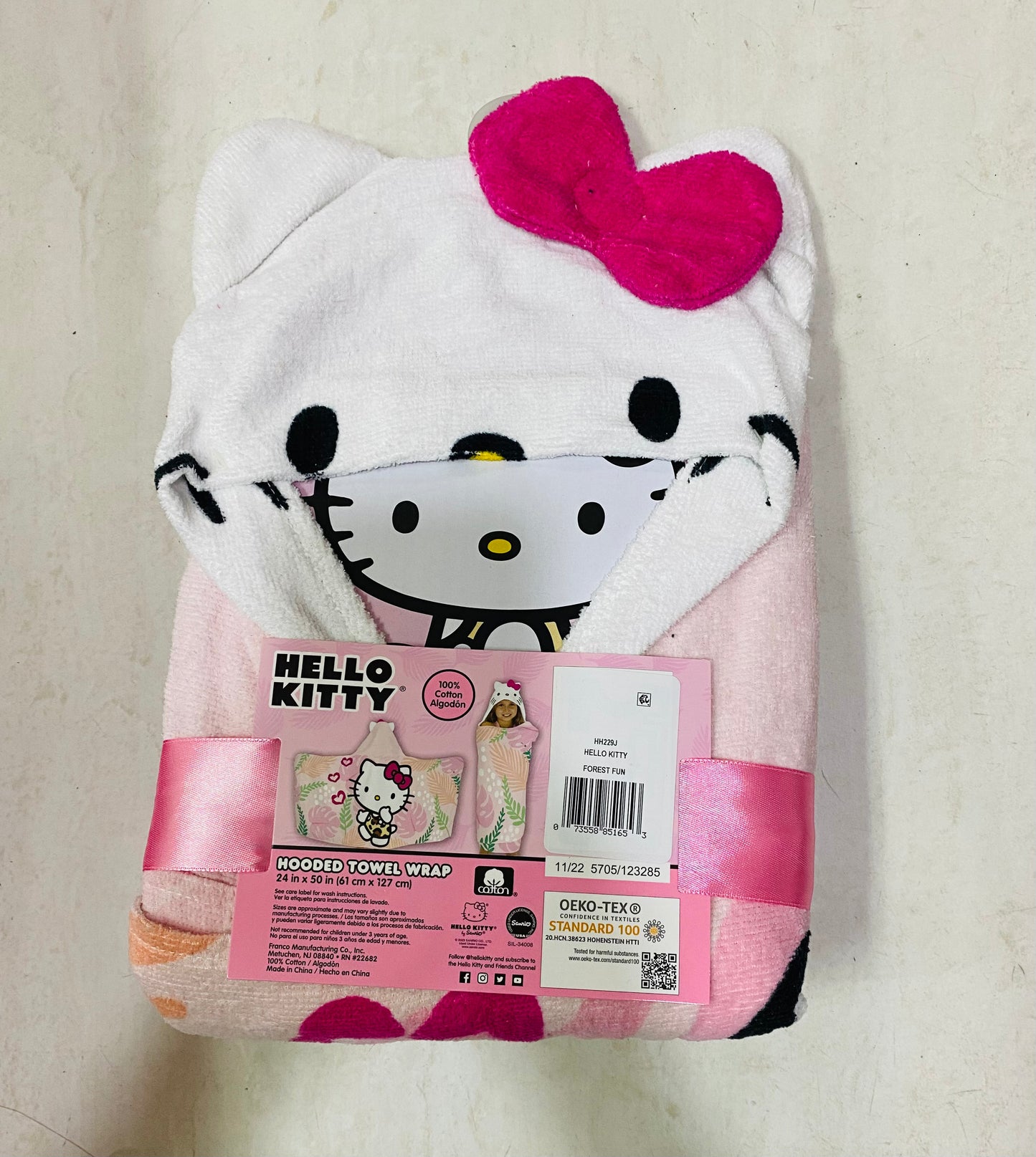 toalla de baño Hello Kitty niña