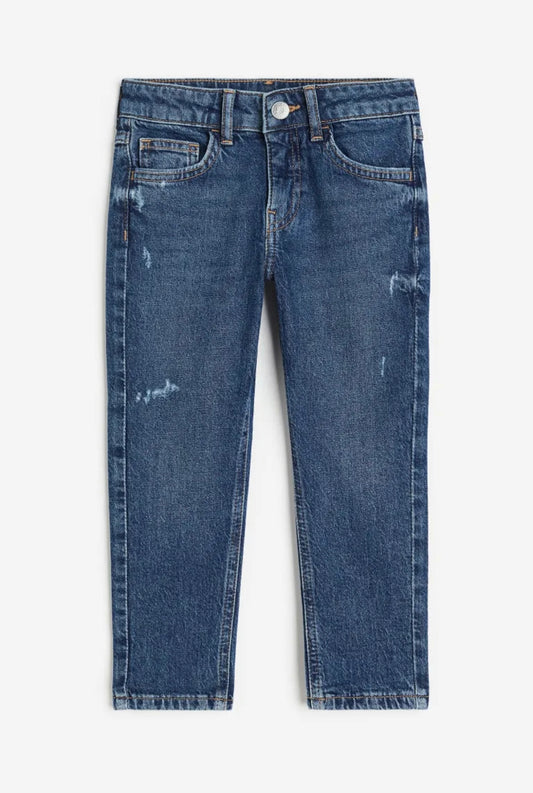 Pantalon Jeans azul H&M niño roto. 87656