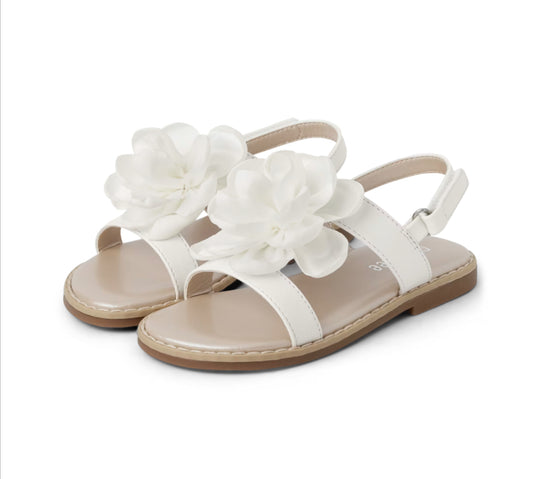 Sandalias blancas gymboree niña