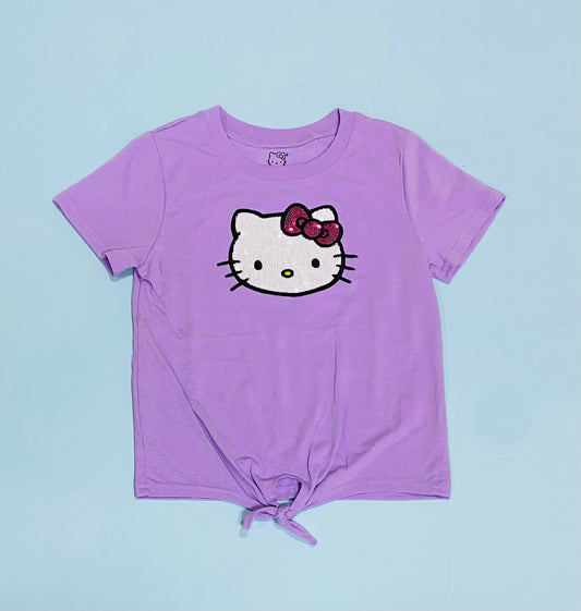 Camisa Hello Kitty morada niña