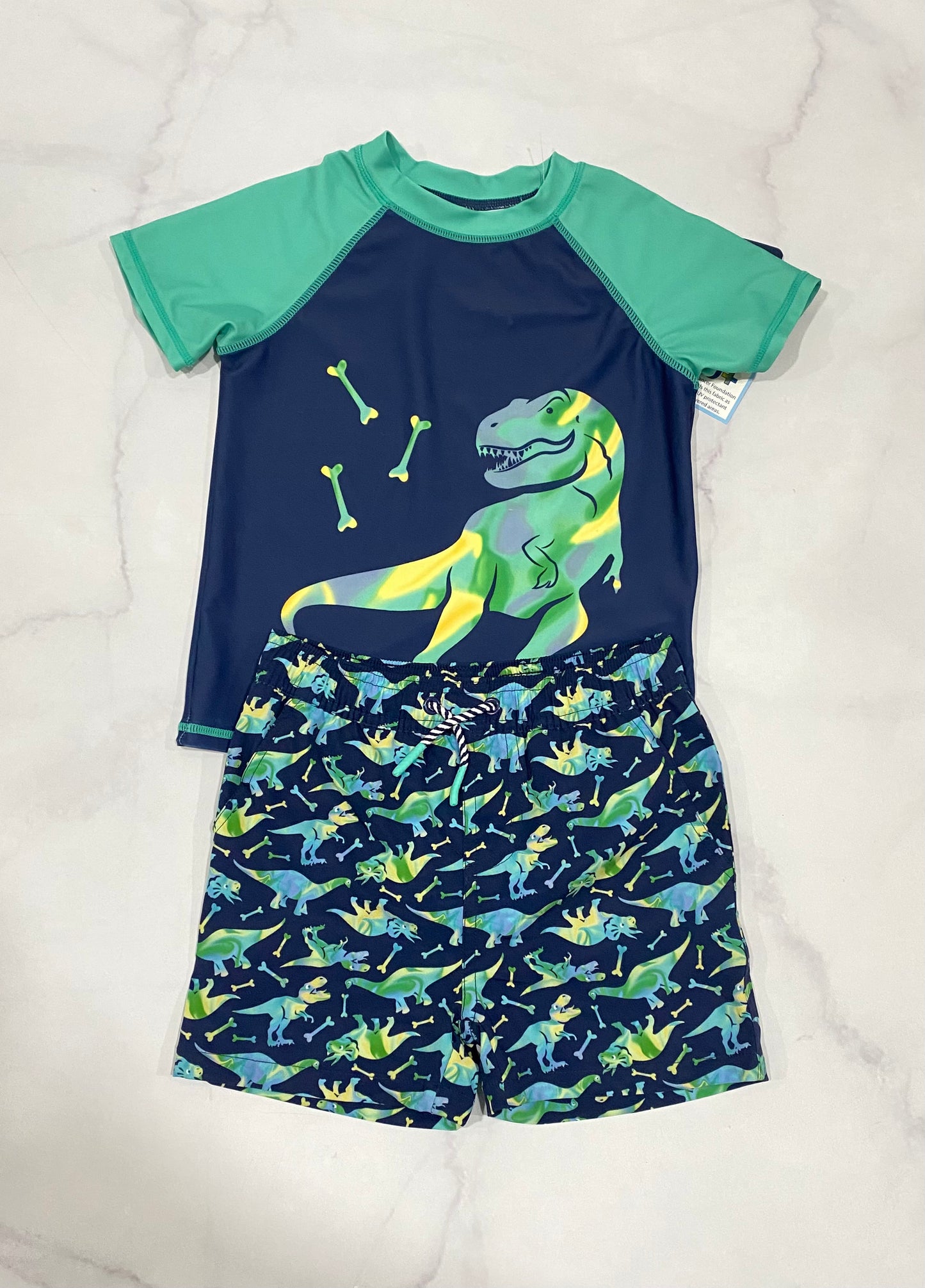 Traje de baño niño dinosaurio