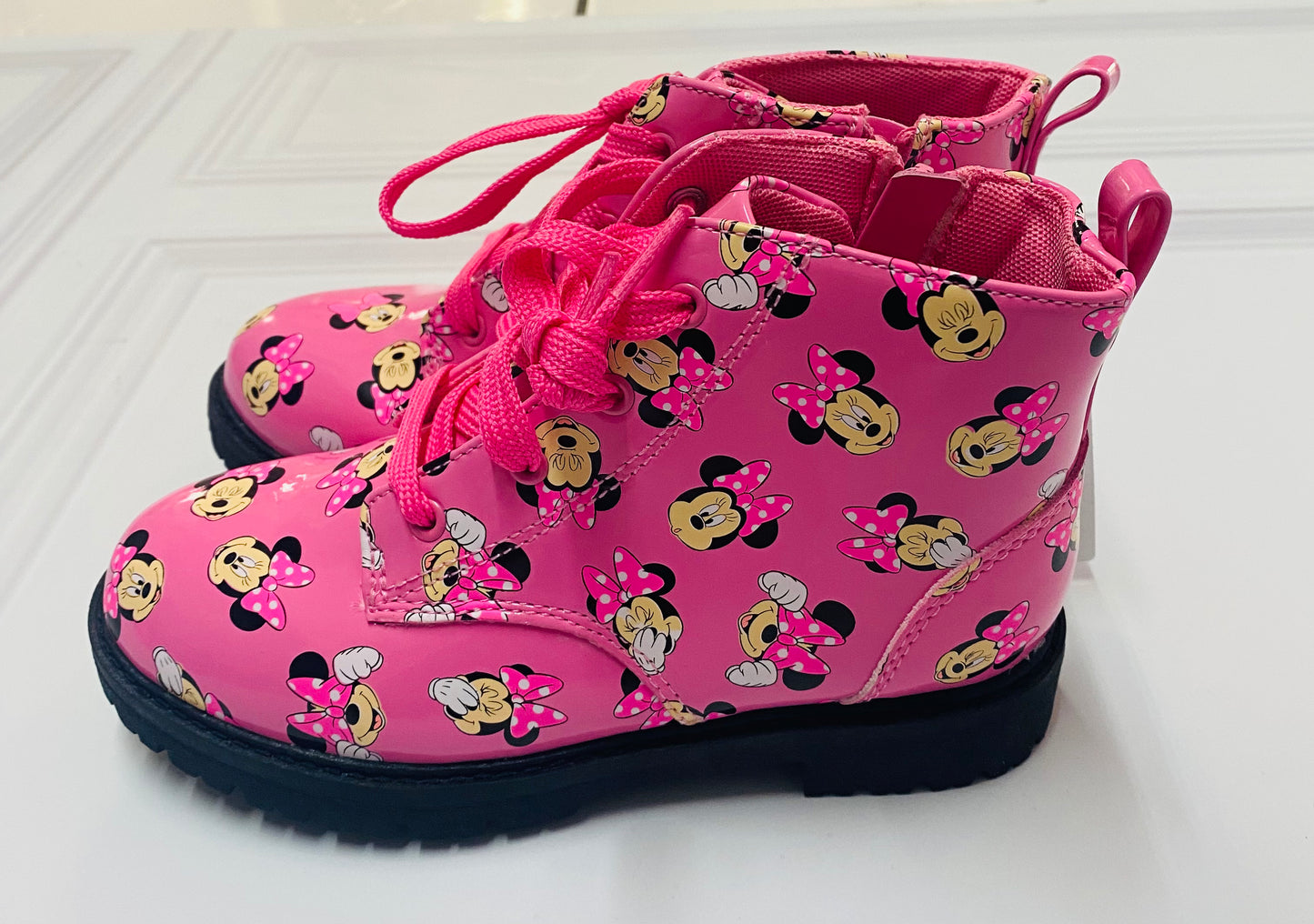 Botines rosados niña minnie Disney