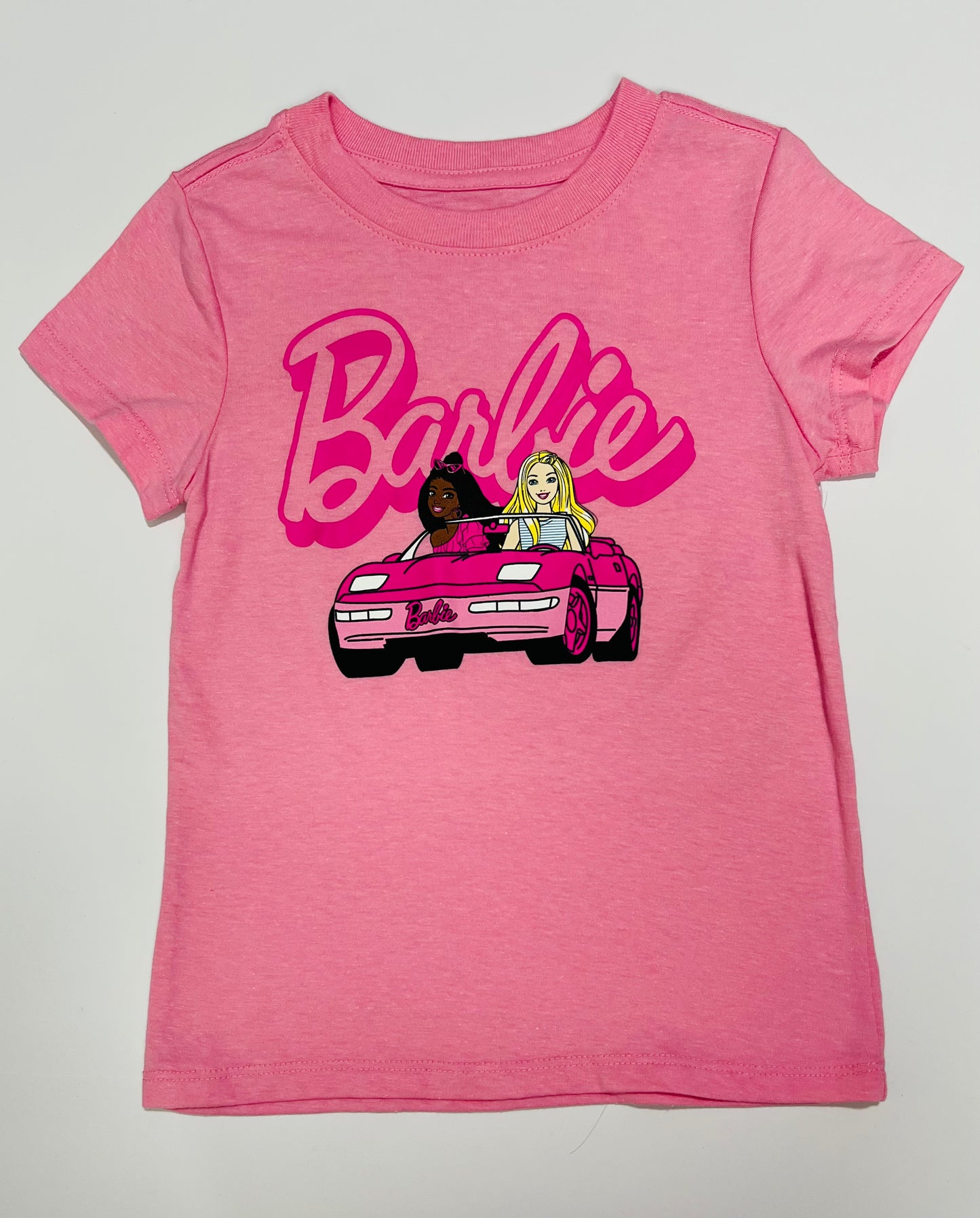 Camisa Barbie rosada niña