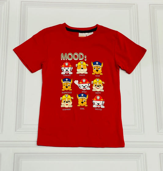 Camisa roja Paw Patrol niño