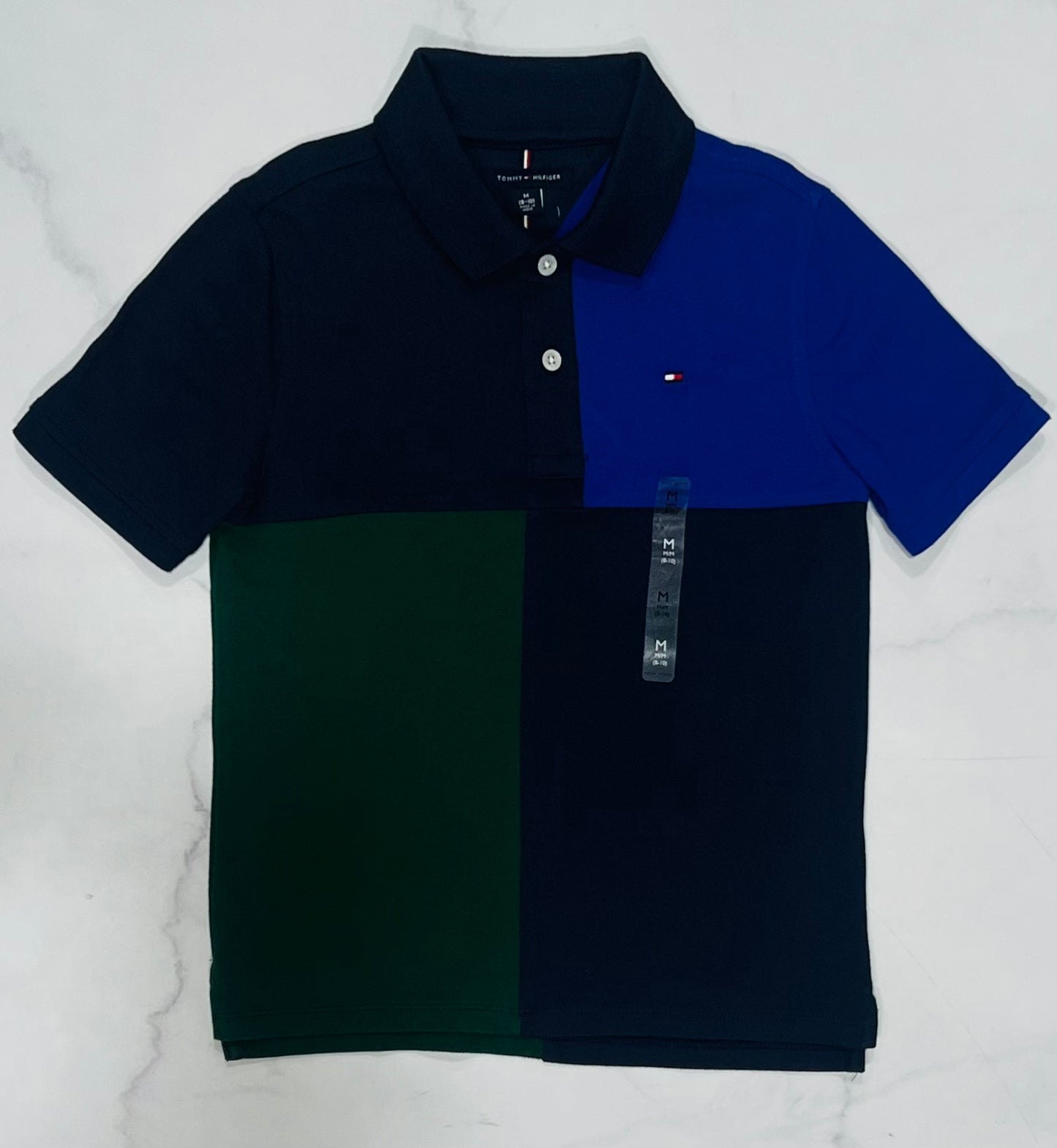 Camisa Tommy polo verde azul