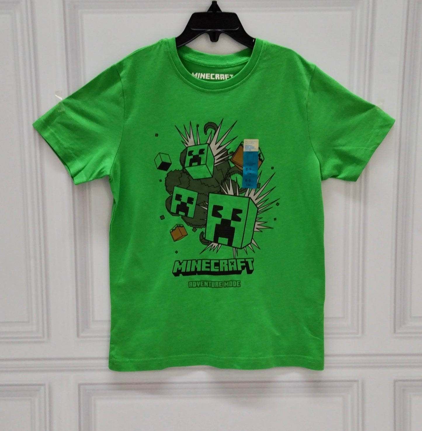 Camisa minecraft verde niño primark