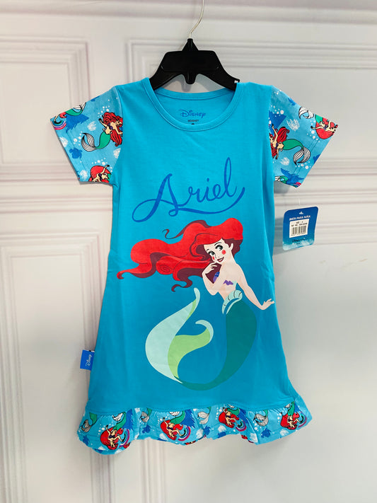 Pijama Vestido Sirena Ariel Disney azul niña